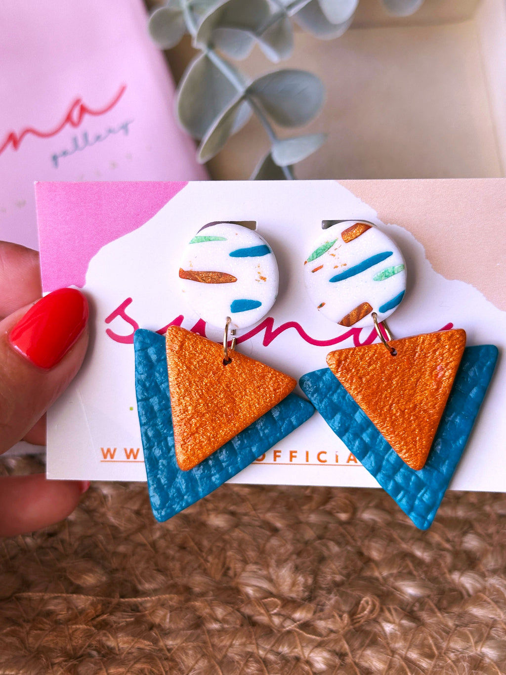 Brincos Egipto | Azul