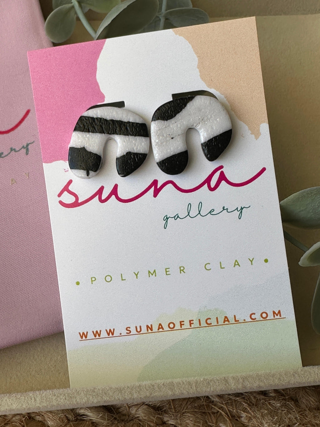 Brincos Pedra Anta: Preto e Branco