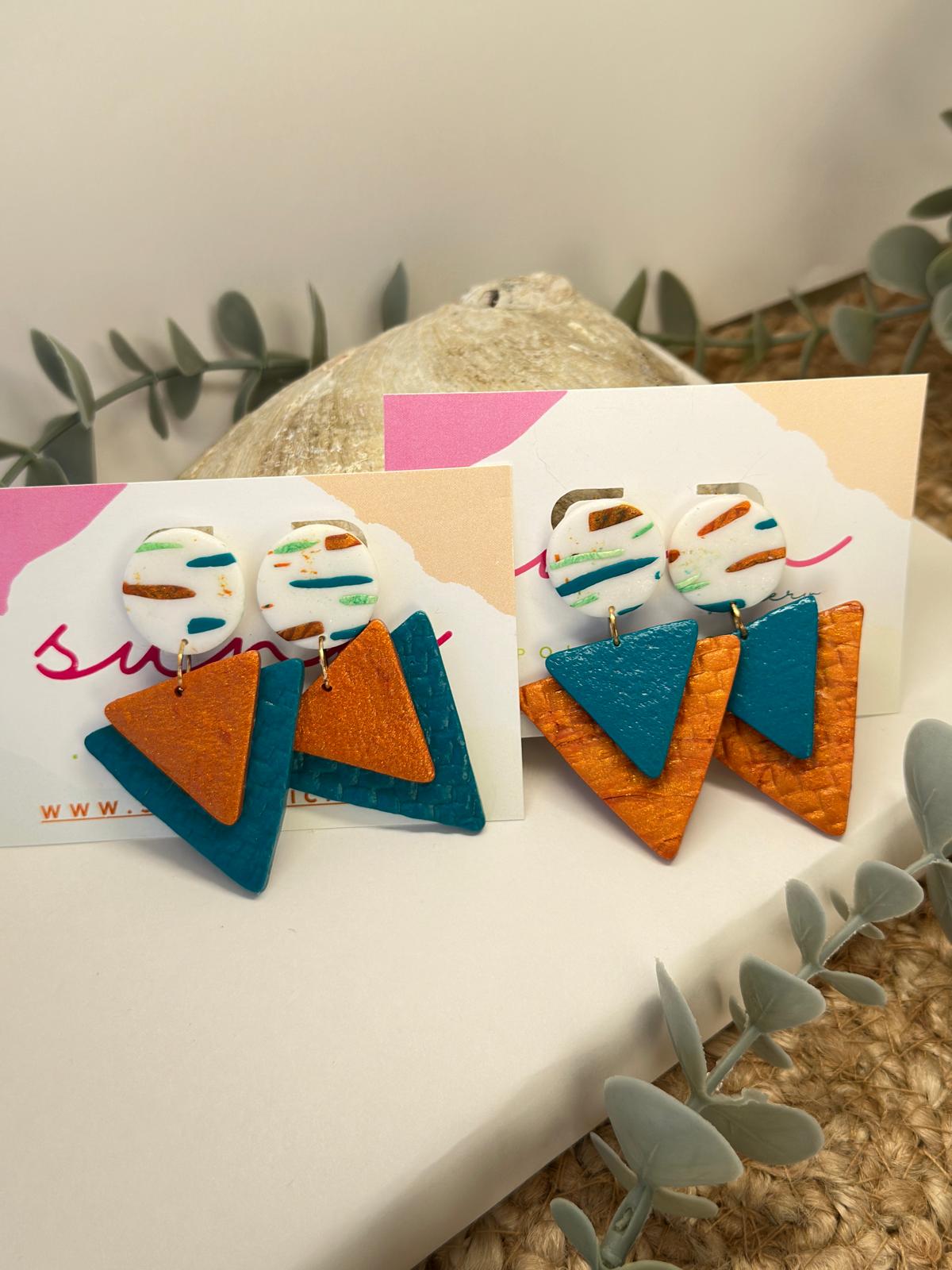 Brincos Egipto | Laranja