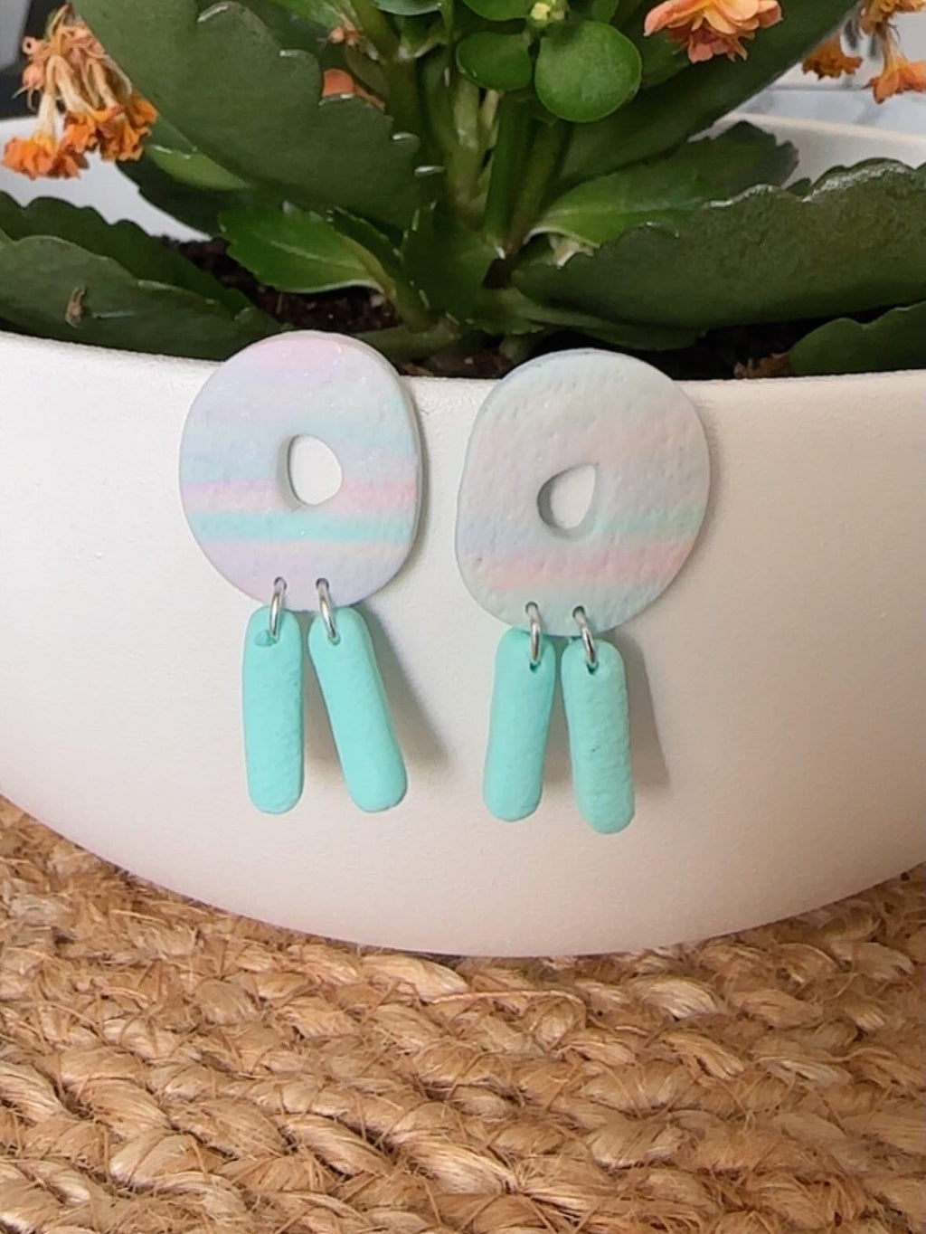 Brincos Suave | Algodão Azul