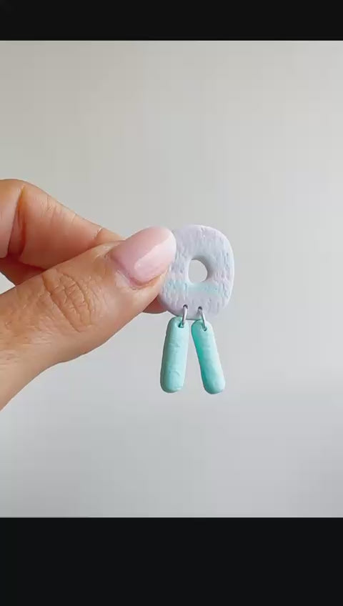 Brincos Suave | Algodão Azul